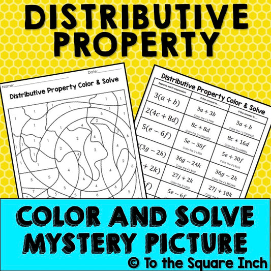 Distributive Property Color and Solve