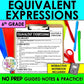 Equivalent Expressions Notes