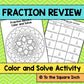 Fraction Review Color and Solve
