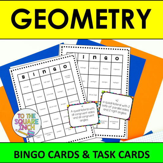 Geometry Bingo Game