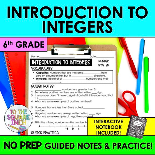 Integers Notes