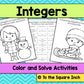Integers Color and Solve
