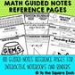 Math Guided Notes Reference Pages – To The Square Inch