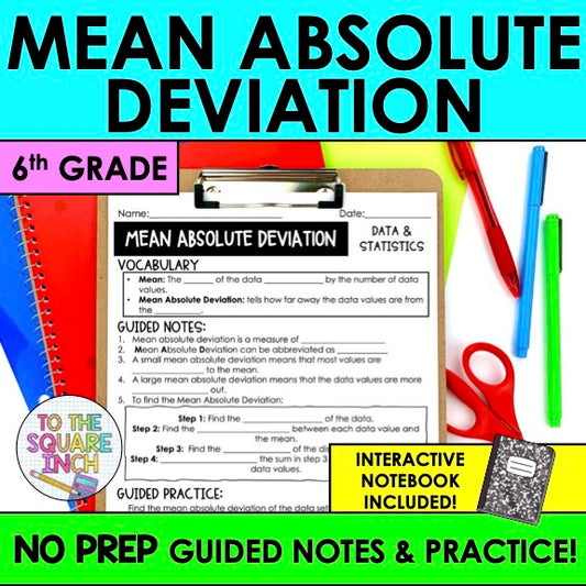 Mean Absolute Deviation Notes