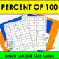 Percent of 100 Bingo Game