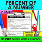 Percent of a Number Notes