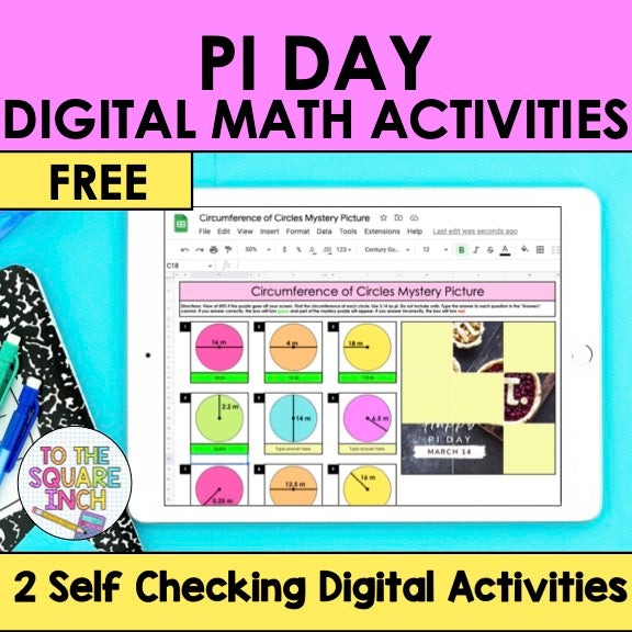 Pi Day Digital Math Activity