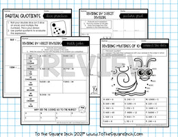 5th Grade Math FUN Worksheets – To The Square Inch