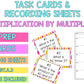 Multiplication by Multiples of 10 Task Cards