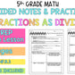 Fractions as Division Notes