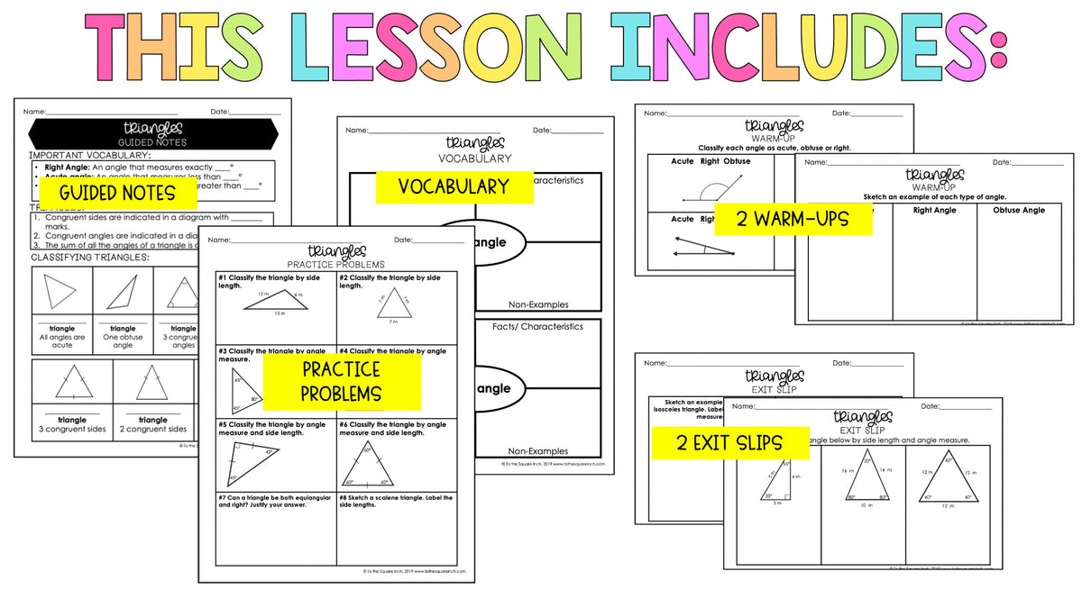 Triangle Note Chart Triangles Notes – To The Square Inch