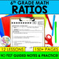 Ratios - 6th Grade Math Guided Notes