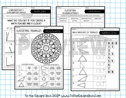 7th Grade Math FUN Worksheets – To The Square Inch