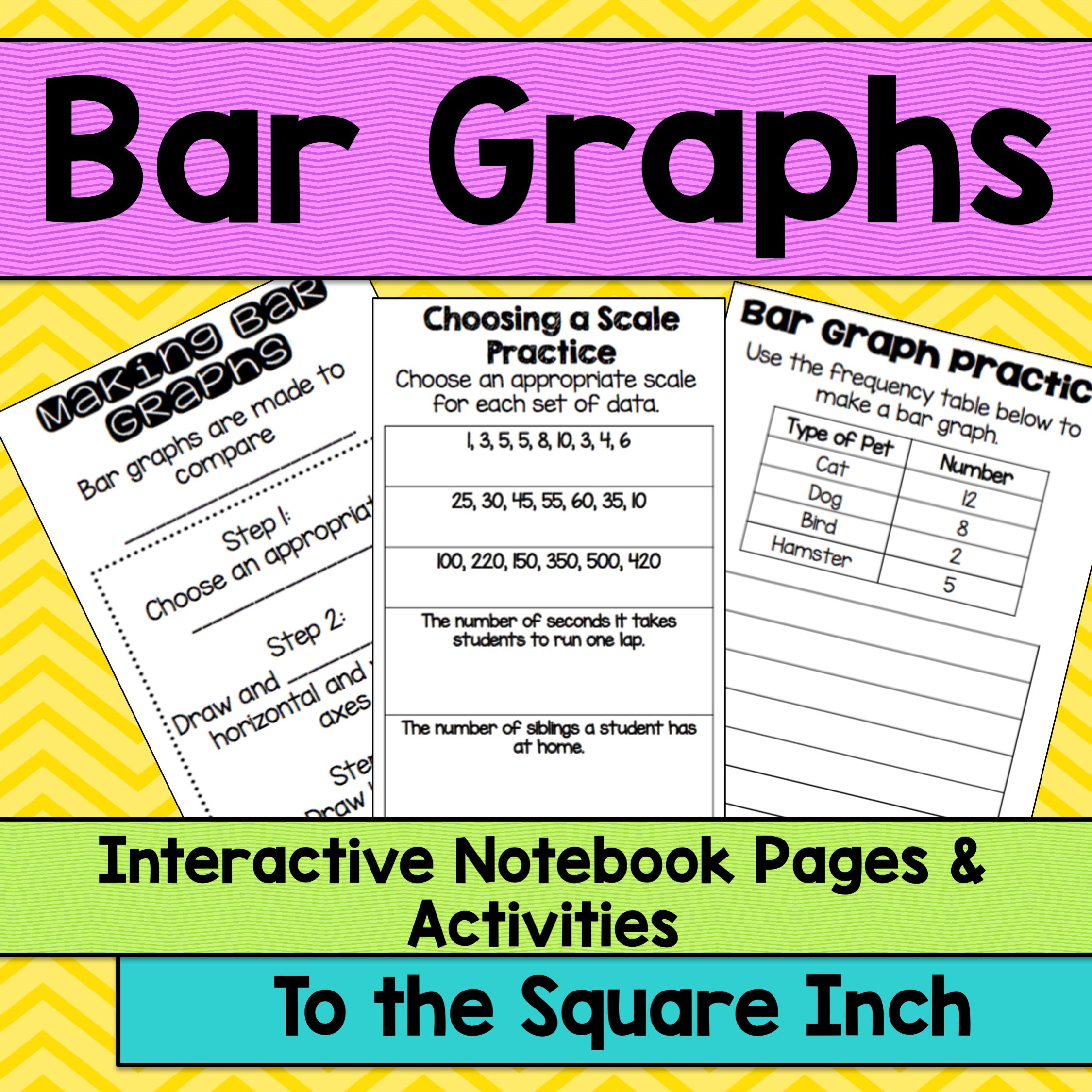 Bar Graph Interactive Notebook – To The Square Inch