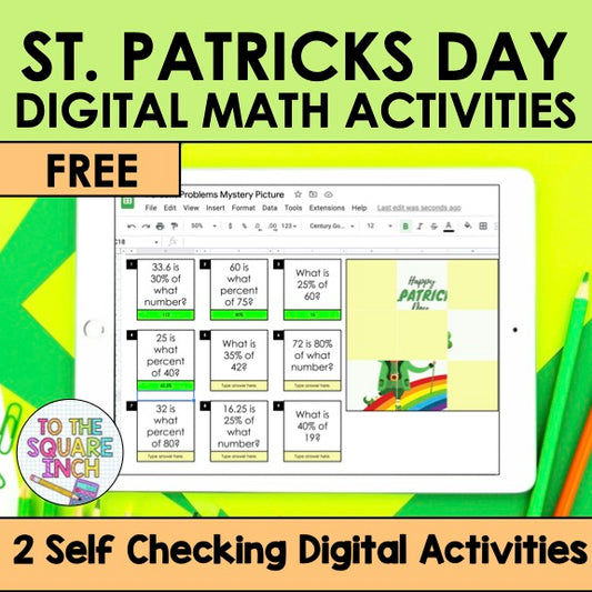 St. Patricks Day Digital Math Activities