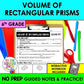 Volume of Rectangular Prisms Notes