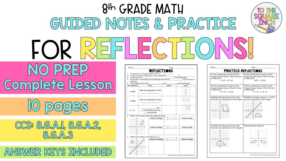 Reflection Notes After Lesson Reflections Notes – To The Square Inch