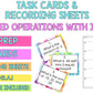 Mixed Operations with Integers Task Cards