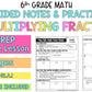 Multiplying Fractions Notes