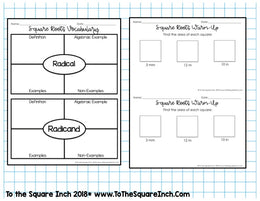 Square Root Notes – To The Square Inch