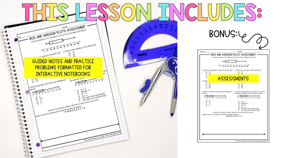 Box Plot Notes – To The Square Inch