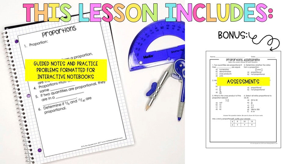 Proportions Notes – To The Square Inch