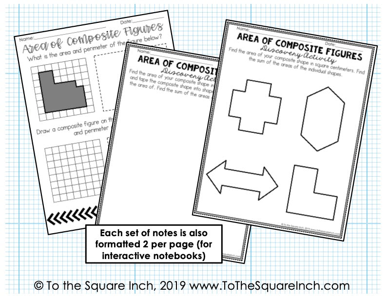 Area of Polygons Interactive Notebook