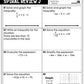 7th Grade Math Spiral Review Worksheets