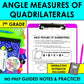 Angle Measures of Quadrilaterals Notes