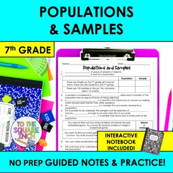 Populations and Samples Notes