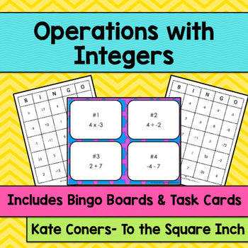 Operations with Integers Bingo