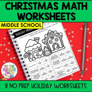 Math Christmas Worksheets