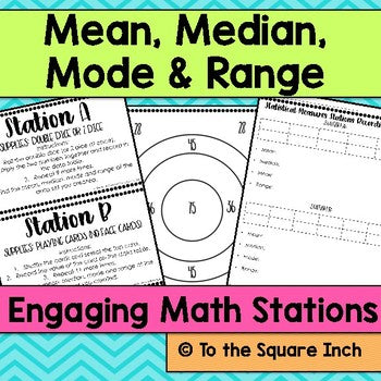 Mean, Median, Mode and Range Stations