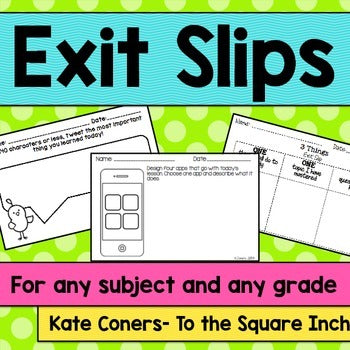 Exit Slips