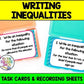 Writing Inequalities Task Cards