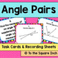 Angle Pairs Task Cards