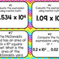 Multiplying Decimals by Powers of 10 Task Cards