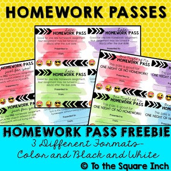 Homework Pass