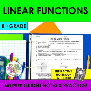 Linear Functions Notes