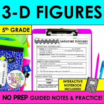 3-D Figures Notes