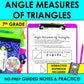 Angle Measures of Triangles Notes