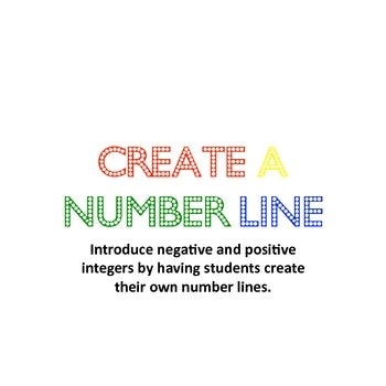 Create A Number Line with Positive and Negative Integers