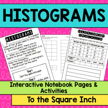 Histograms Interactive Notebook – To The Square Inch