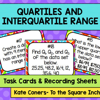 Interquartile Ranges Math Worksheet Quiz Worksheet Quartiles The Interquartile Range Formulate Quartiles