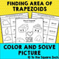 Area of Trapezoids Color and Solve