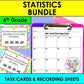 6th Grade Math Statistics Task Cards Bundle