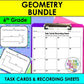 6th Grade Math Geometry Task Cards Bundle