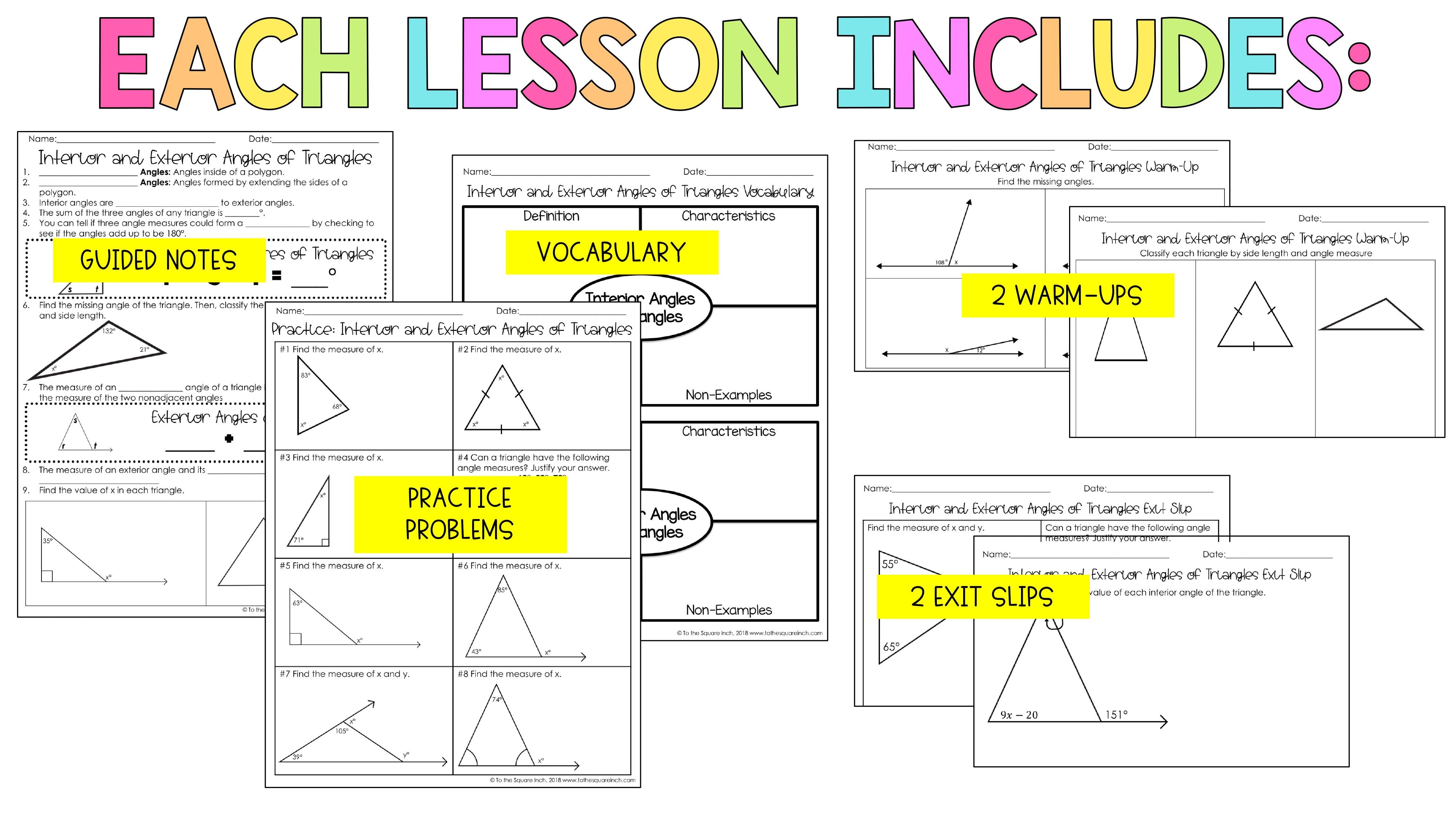 8th Grade Math Catalog To The Square Inch